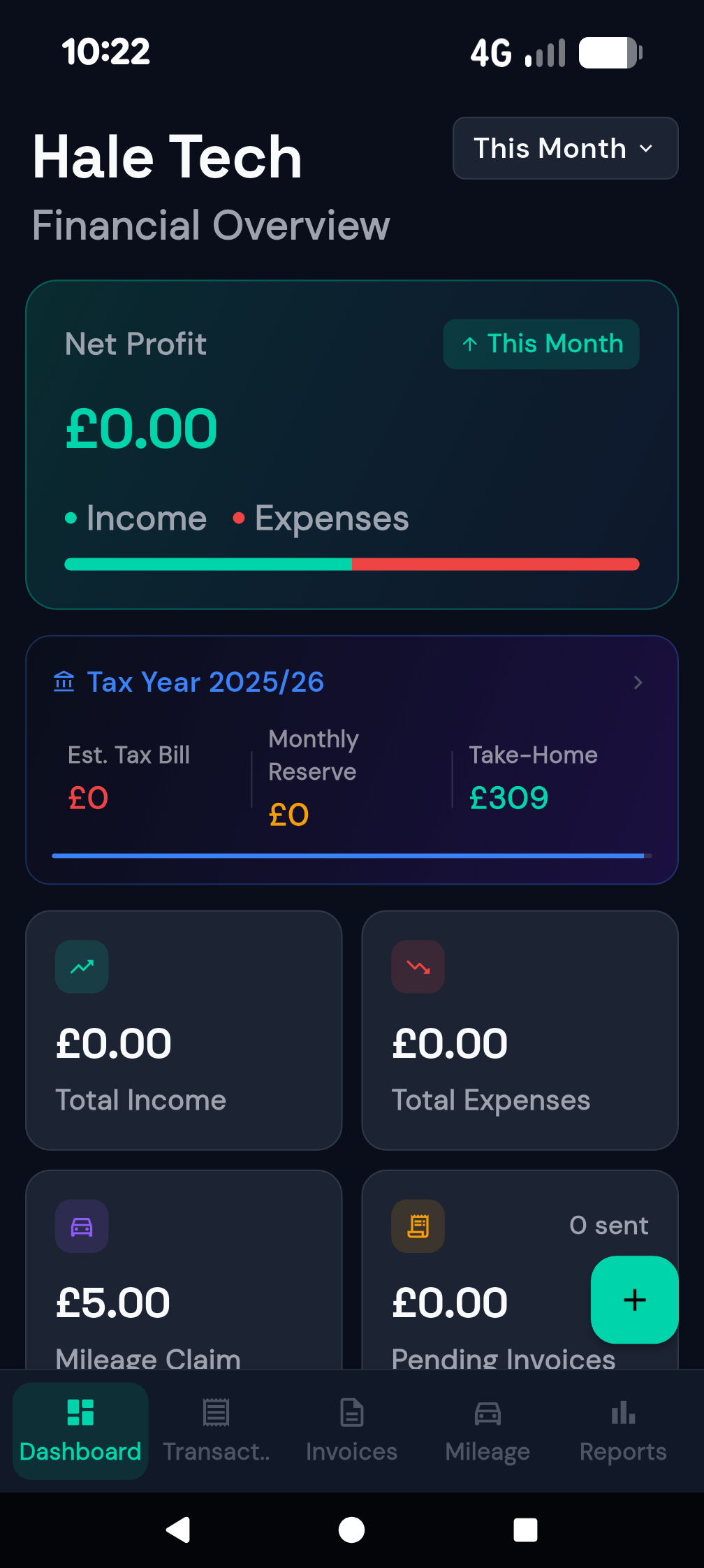 BizTracker App Screenshot